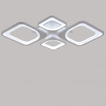 Rectangular Metal LED White Modern Ceiling Lights Flush Mount Lighting