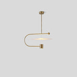 Globe Cylinder Pendant Lights Artistic Metal LED Ceiling Light