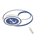 Novelty Circular Dimmable LED Modern Flush Mount Lighting Ceiling Lights