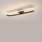Rounded Rectangle Dimmable LED Contemporary Ceiling Light Flush Mount Lighting