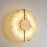 Moonshade Natural Marble & Copper Wall Sconce