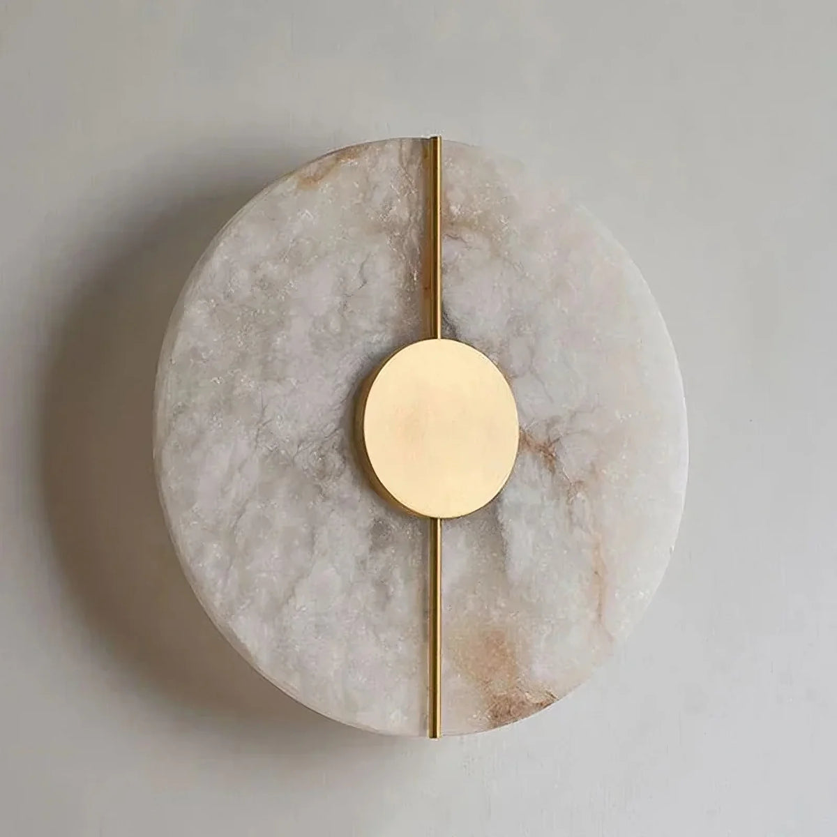 Moonshade Natural Marble & Copper Wall Sconce