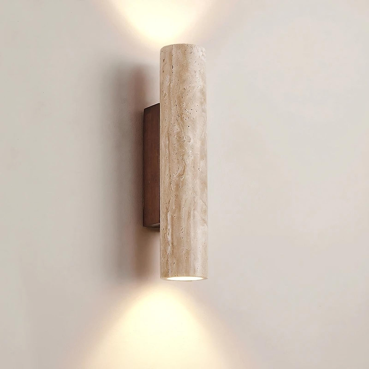 Natural Travertine Wall Lamp