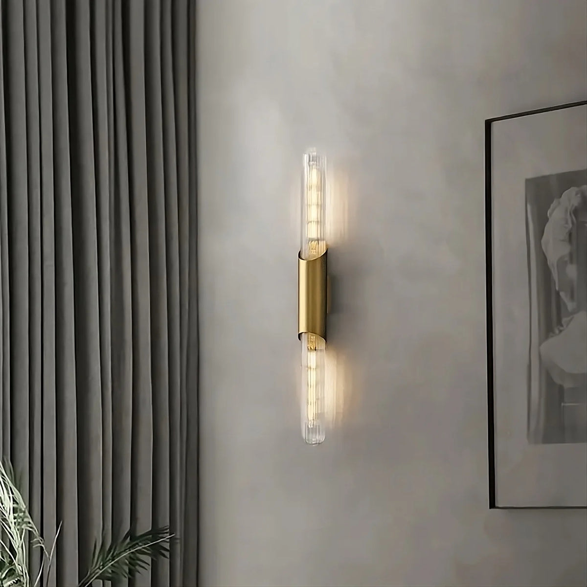 Palermo 23" Brass Wall Sconce Light