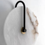 Moonshade Natural Marble Sconce Light