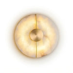 Moonshade Natural Marble & Copper Wall Sconce