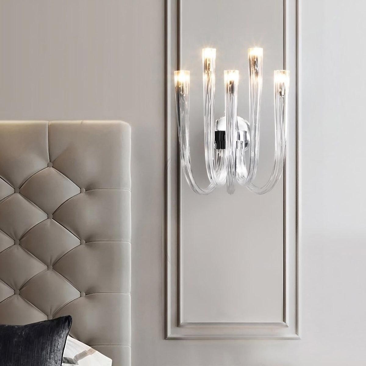 Candela Glass Wall Sconce
