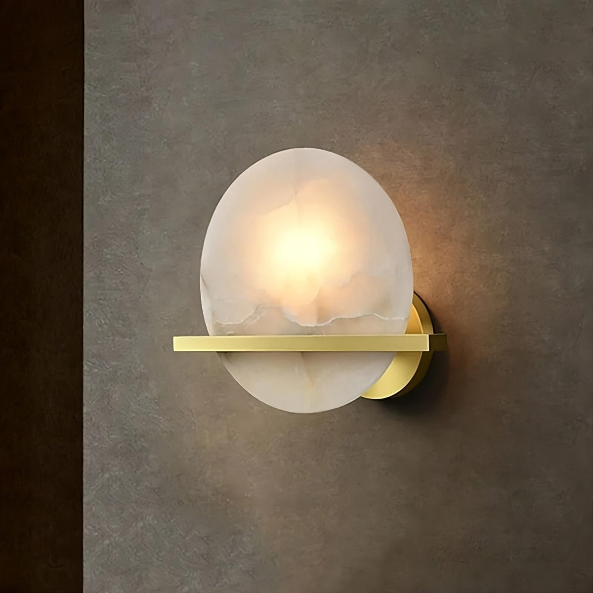 Natural Marble Wall Light Sconce