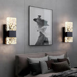 Water Ripple Crystal Wall Sconce