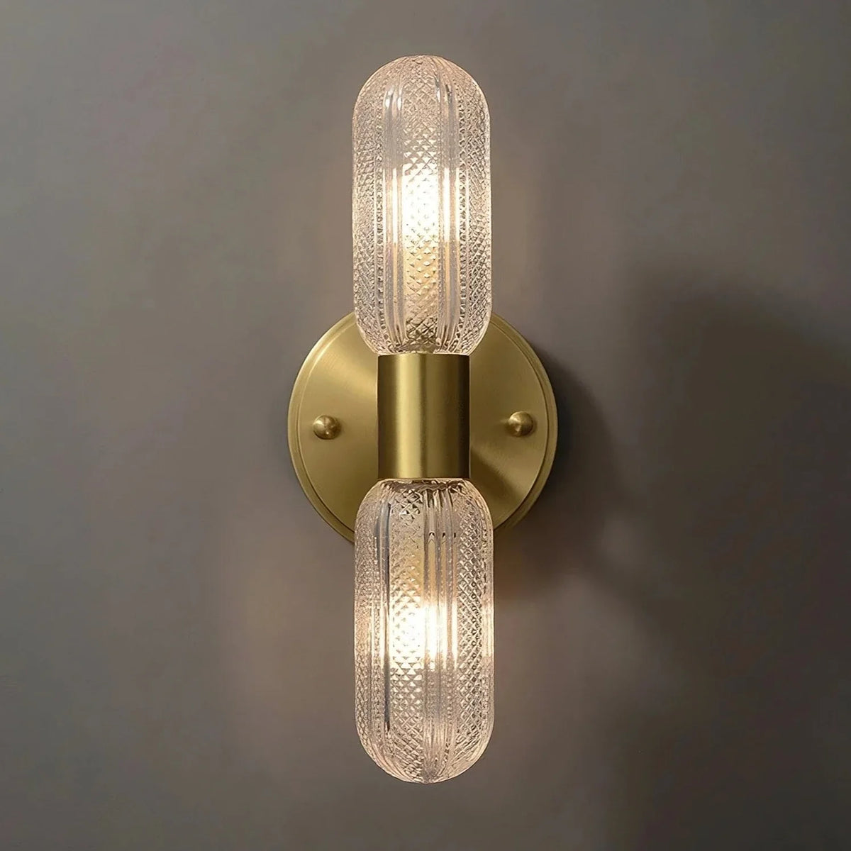 Palermo 12" Brass Wall Light Sconce
