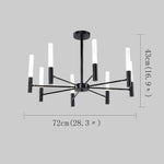 8-light LED Electroplated Modern Chandeliers Ceiling Light Hanging Lights
