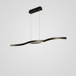 Dual Wave Gazebo Chandelier Metal PVC Island Dining Chandelier with 2 Lights