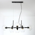 Globe Nordic Glass Bubble Chandelier Metal Industrial Chandelier Ceiling Lights