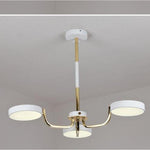 3 Lights Circular LED Modern Chandeliers Kitchen Pendant Lighting