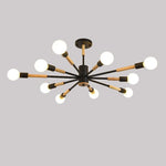 10-Light LED Nordic Style Flush Mount Lighting Ceiling Lights Chandelier