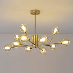 12 Bulbs Glass Sputnik Shaped LED Nordic Pendant Light Hanging Lamp Island Lights