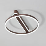 Circle Linear Dimmable LED Modern Ceiling Lights Flush Mount Lighting