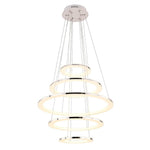 Adjustable Contemporary Chandelier Light Mid-century Chandeliers with 5 Tiered LED Lights