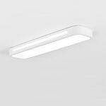 19 in. W 1-Light Long Oval LED Flush Mount Minimalist Rectangular Ceiling Light