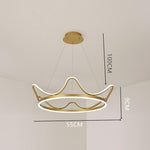 Crown Shaped Dining Room Chandeliers LED Modern Chandelier