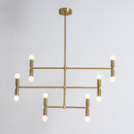 12 Lights LED Electroplated Metal Adjustable Modern Pendant Lights