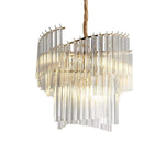 Artistic Electroplated Glass Crystal LED Chandeliers Pendant Light