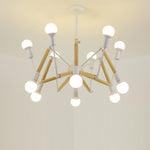 12 Lights Sputnik Design LED Nordic Chandeliers Hanging Lamp Pendant Light