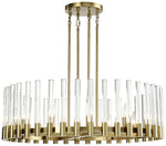 Zeev Julian 32" Wide Aged Brass 12-Light Chandelier