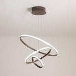 Adjustable Circle Design Dimmable LED Modern Chandeliers Ceiling Lights