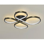 Circle Flower Design Dimmable LED Modern Ceiling Light Flush Mount Lighting