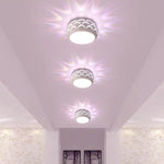 Globe Modern Flush Mount Drum Light Hallway Entryway LED Ceiling Light