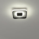 Dual Square LED Black Modern Ceiling Lights Flush Mount Lighting