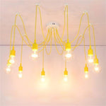 Cluster Spider Pendant Lighting 10-heads DIY Adjustable Ceiling Lights