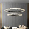 Capri 2-Tier Crystal Ring Chandelier: Illuminate Your Space with Elegance