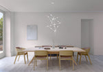 Constellation Aquila 37 1/4"W Satin Nickel LED Chandelier