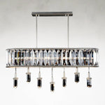 Bardot Fifteen Lite 48-Inch Champagne Silver Linear Chandelier Ceiling Light