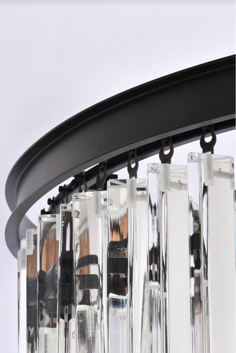 Elegant Lighting Sydney 30" Spiral Crystal Chandelier