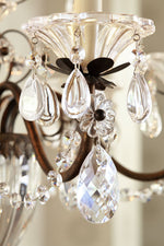 Schonbek Bagatelle 21" Wide Heirloom Bronze Handcut Crystal Chandelier