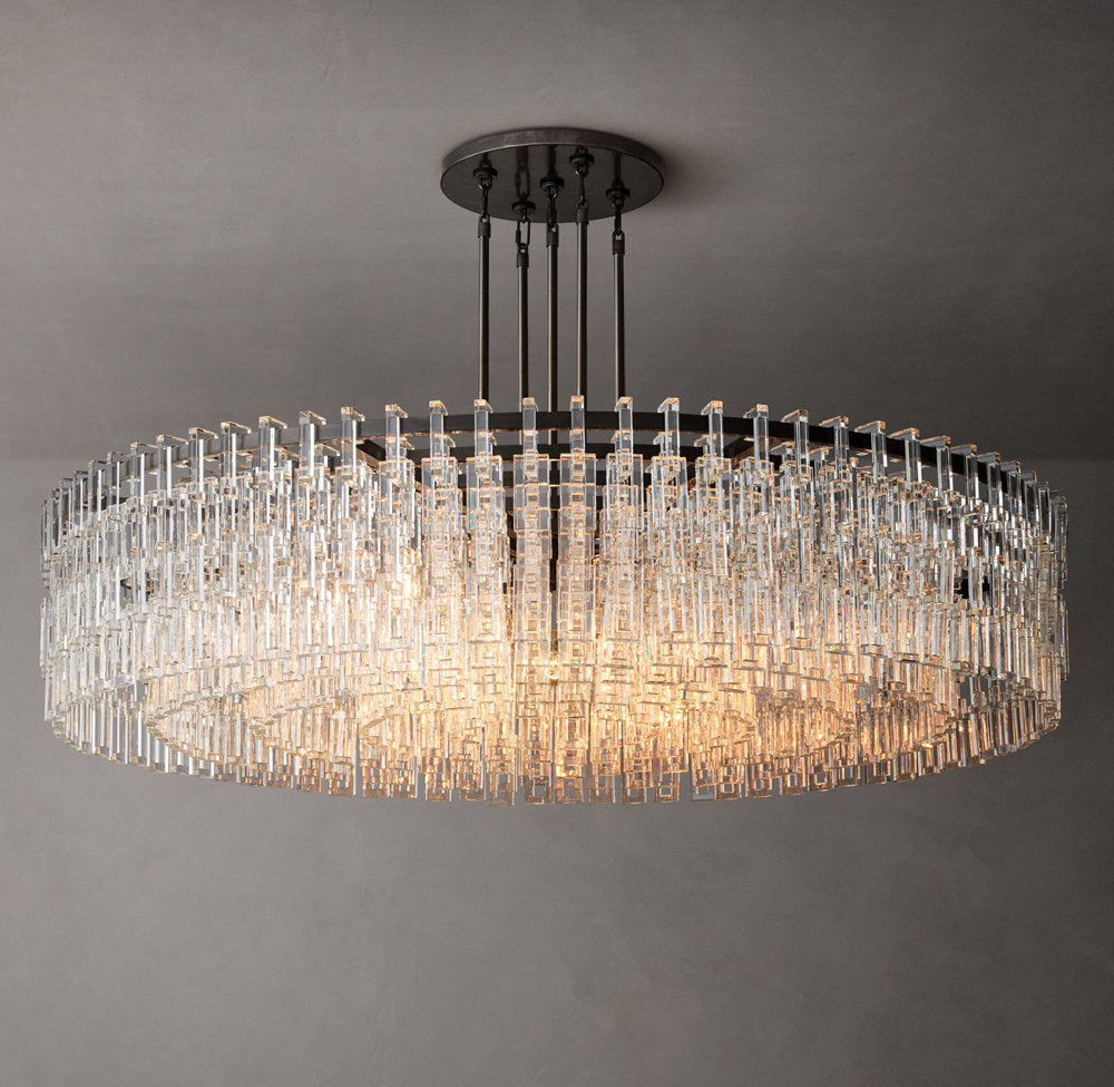 Marignan Round Chandelier 60"