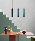 Long Tube Glass Pendant Light