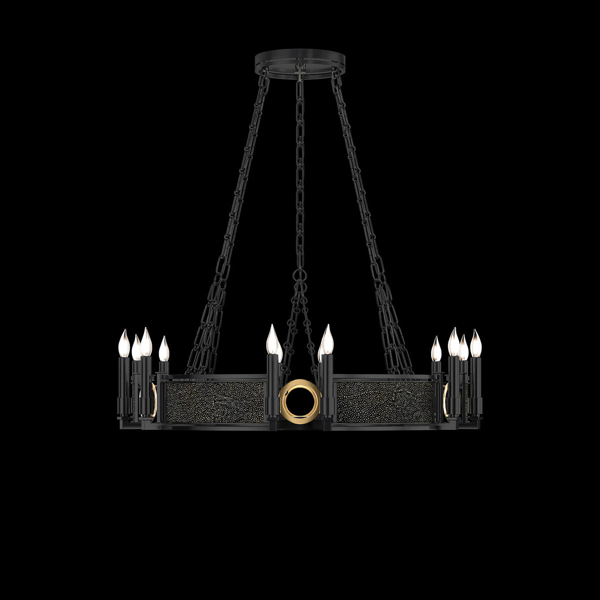 MIRAGE 35.75" W Round Chandelier