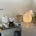 Washi Paper Lantern Floor Lamp