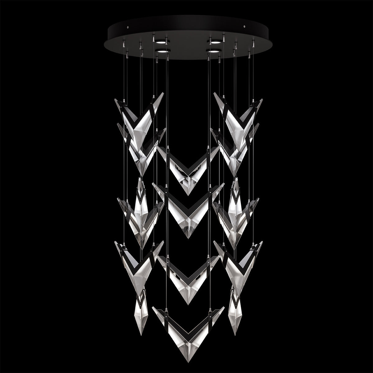 BLADE 32"W Round Pendant