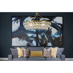 Robert Abbey Lighting - Z1004 - Bling 6-Light Chandelier 33.625 Inches Wide and 23.75 Inches Tall
