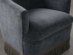 Savannah Swivel Chair with Fringe