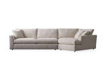 Vernon Two-Piece Right Arm Deep 43" Cuddle Chaise Sectional