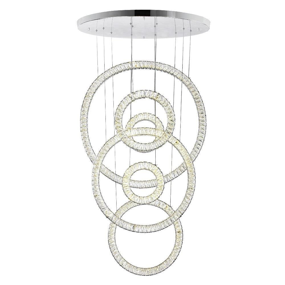 CWI Lighting - 1046P34-6-601 - LED Chandelier with Chrome Finish