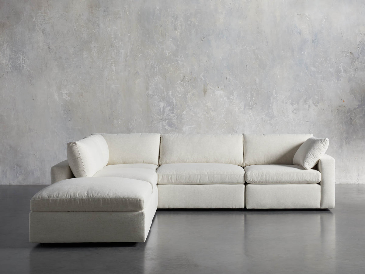 Beale Five-Piece Sectional with Ottoman