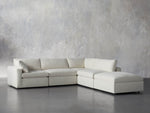 Beale Five-Piece Sectional with Ottoman