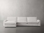 Kipton Wide Arm Two-Piece Chaise Sectional